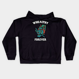 WHEALTHY TATTOO DRAGON Kids Hoodie